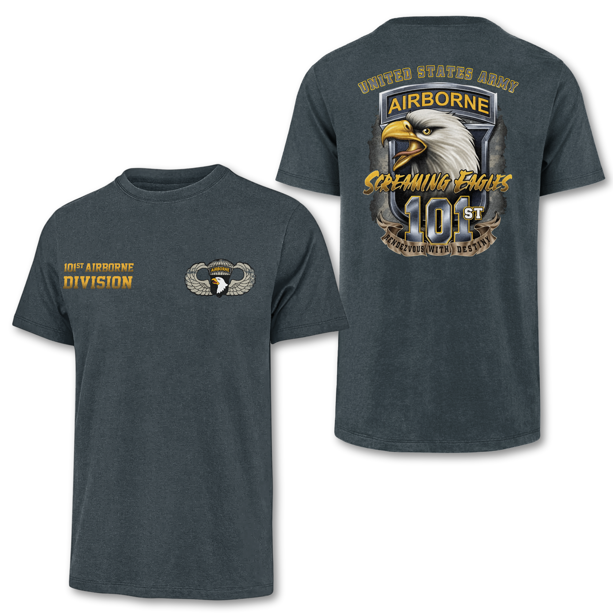 101st Airborne Division Double Side Classic T-shirt
