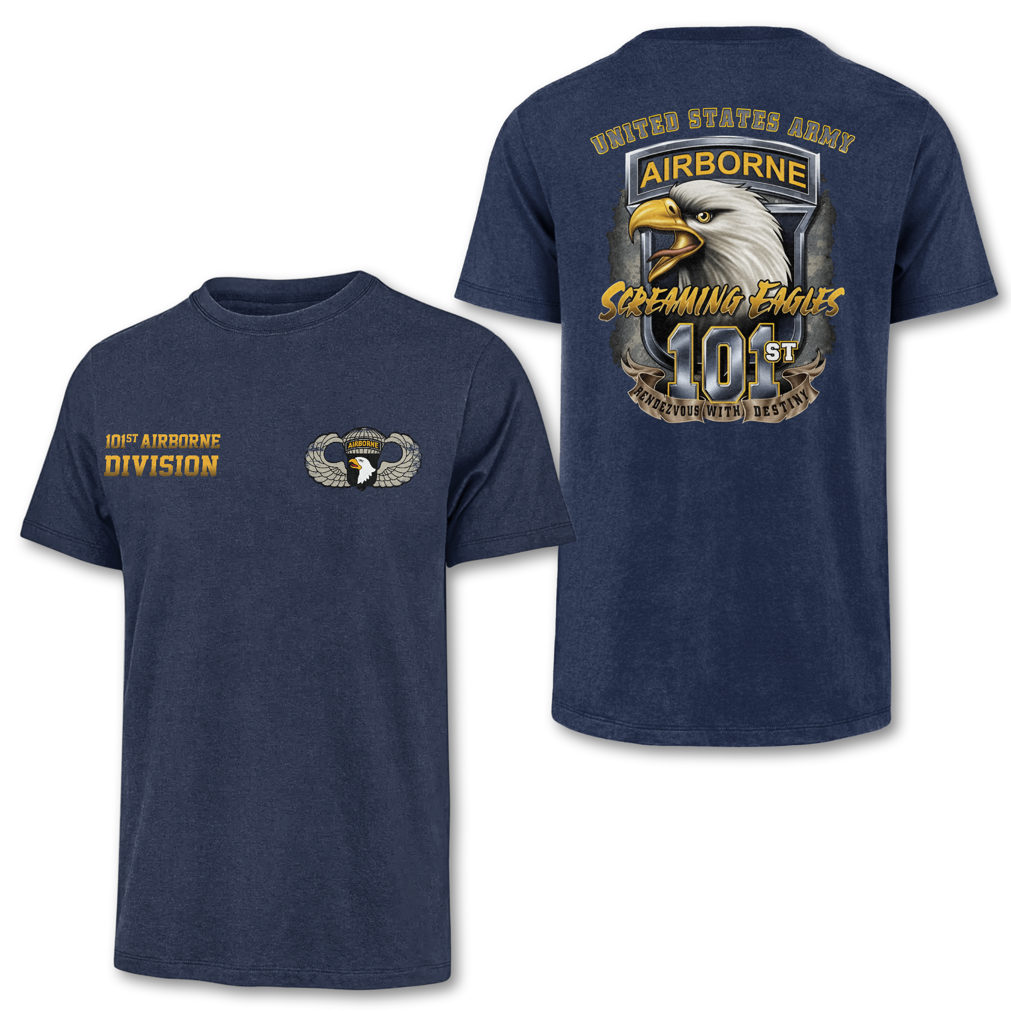 101st Airborne Division Double Side Classic T-shirt