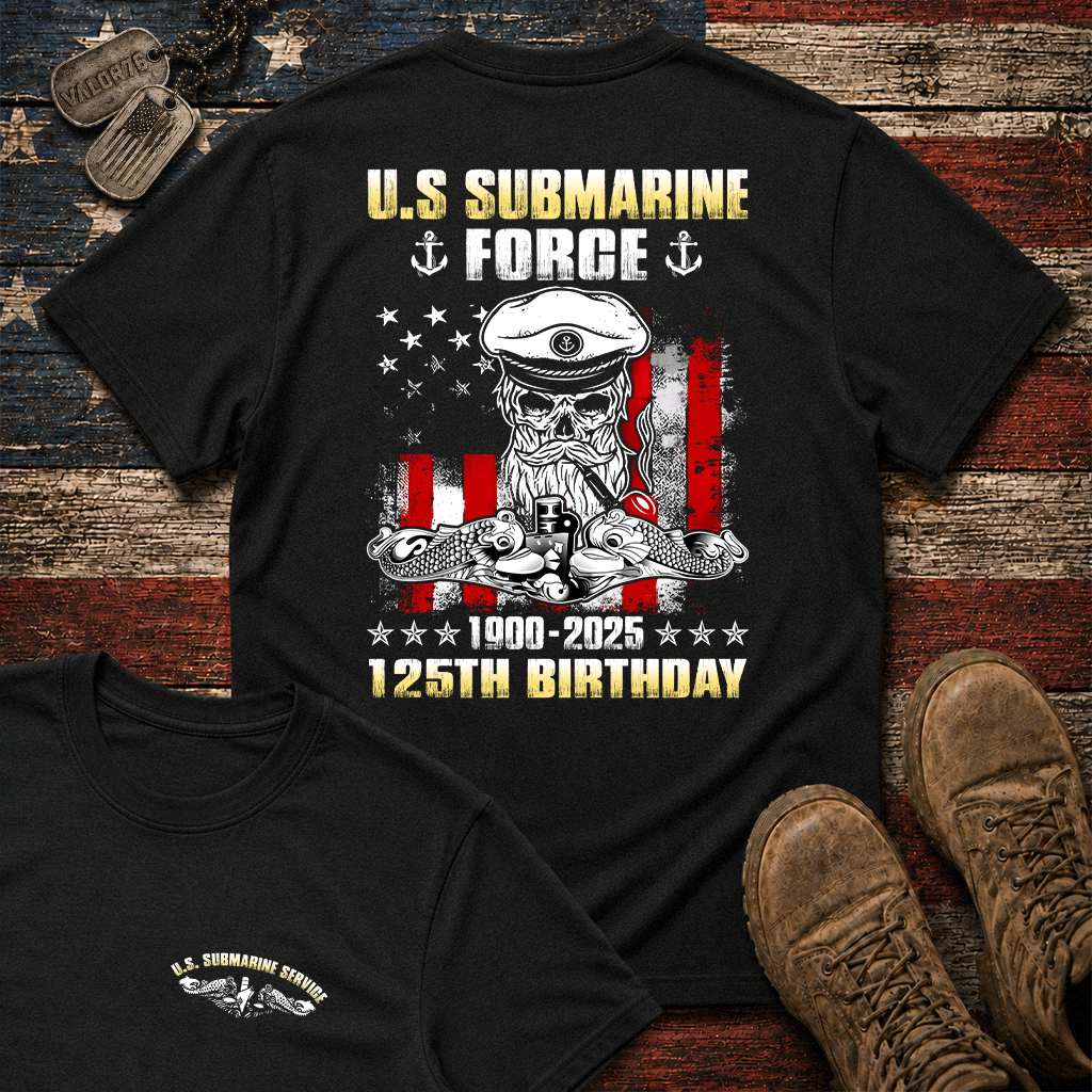 Navy Submarine 125th Birthday Classic Tee