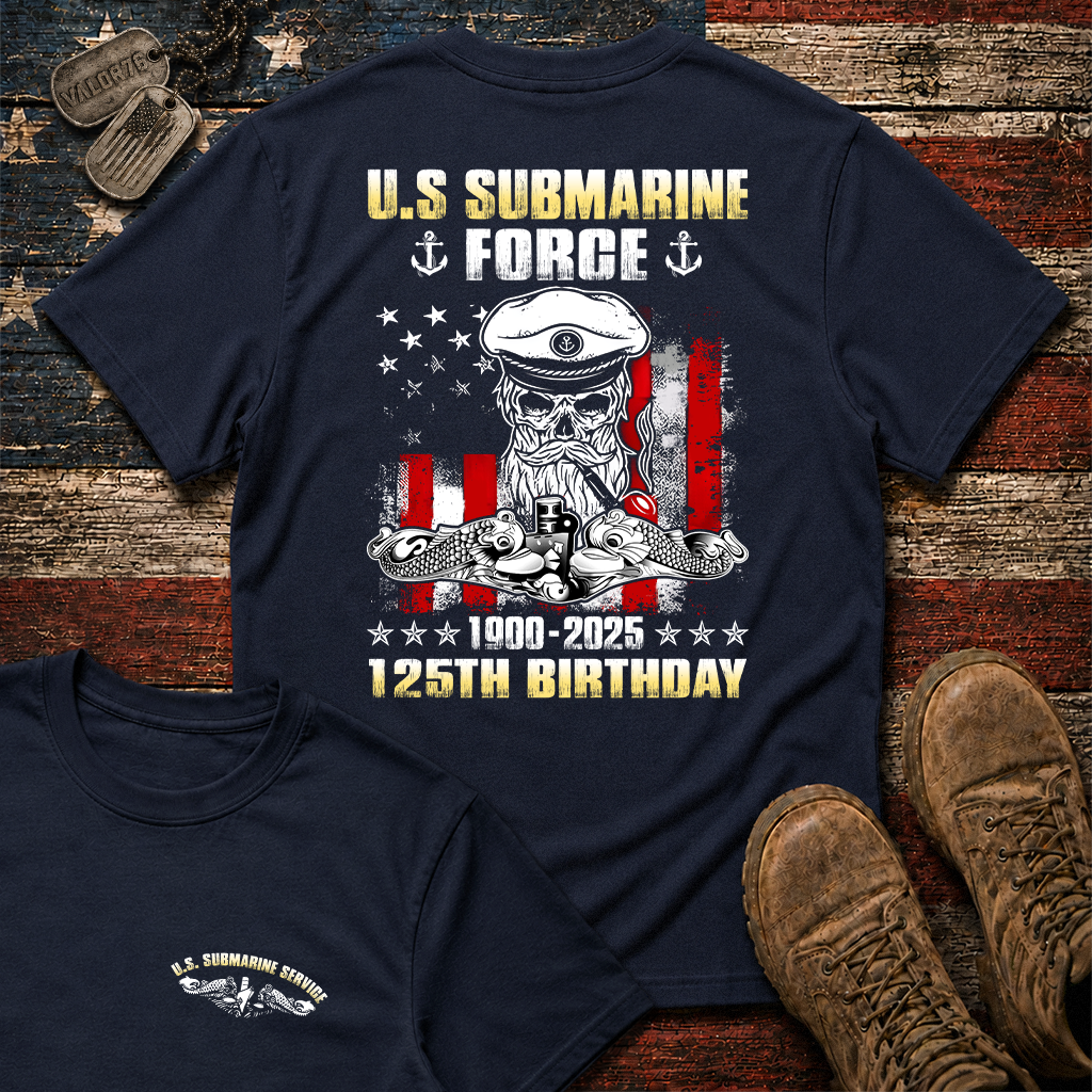 Navy Submarine 125th Birthday Classic Tee