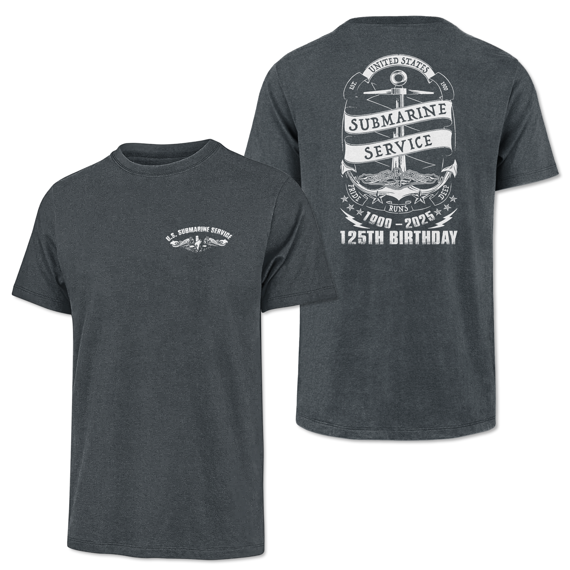 Navy Submarine 125th Birthday Classic Tee