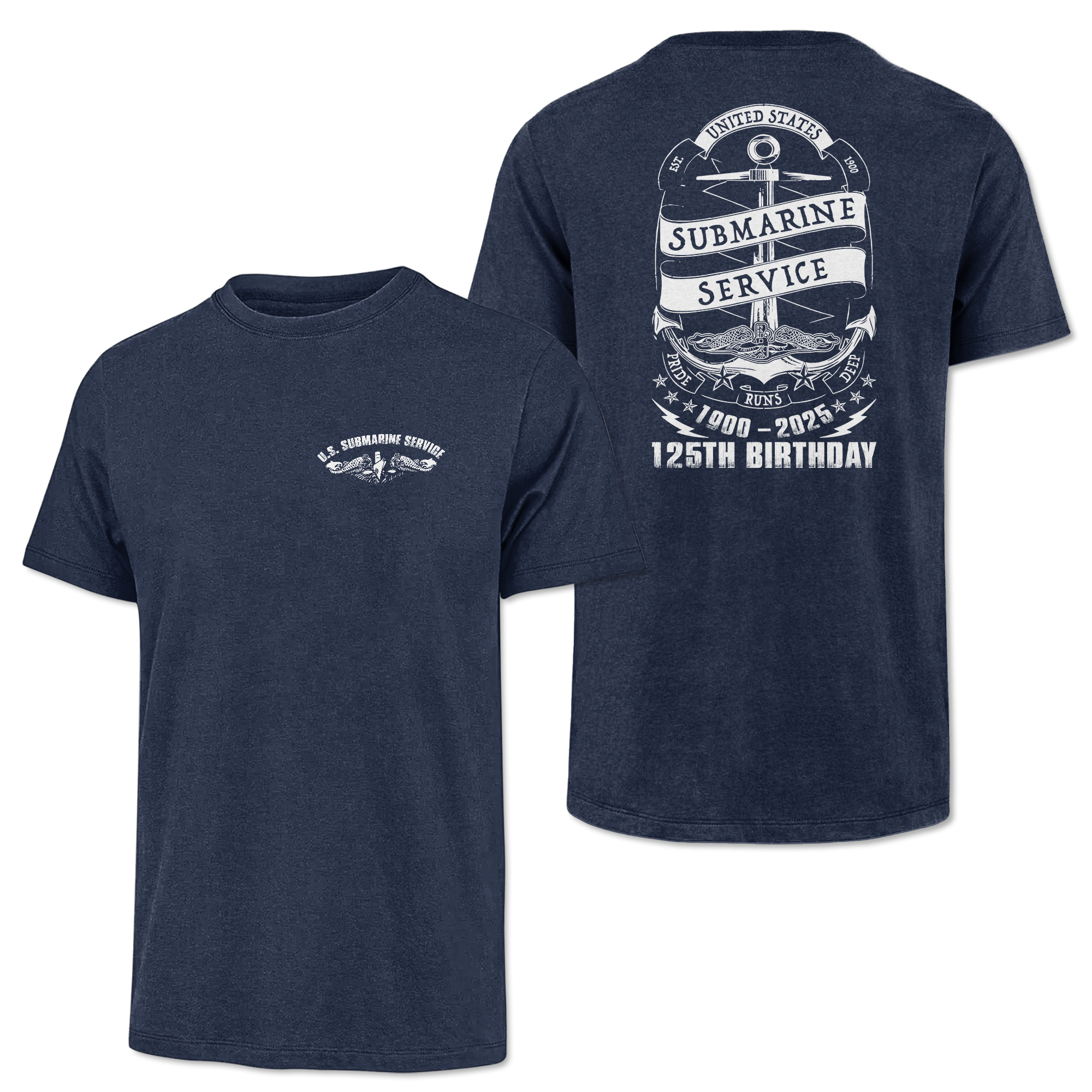 Navy Submarine 125th Birthday Classic Tee
