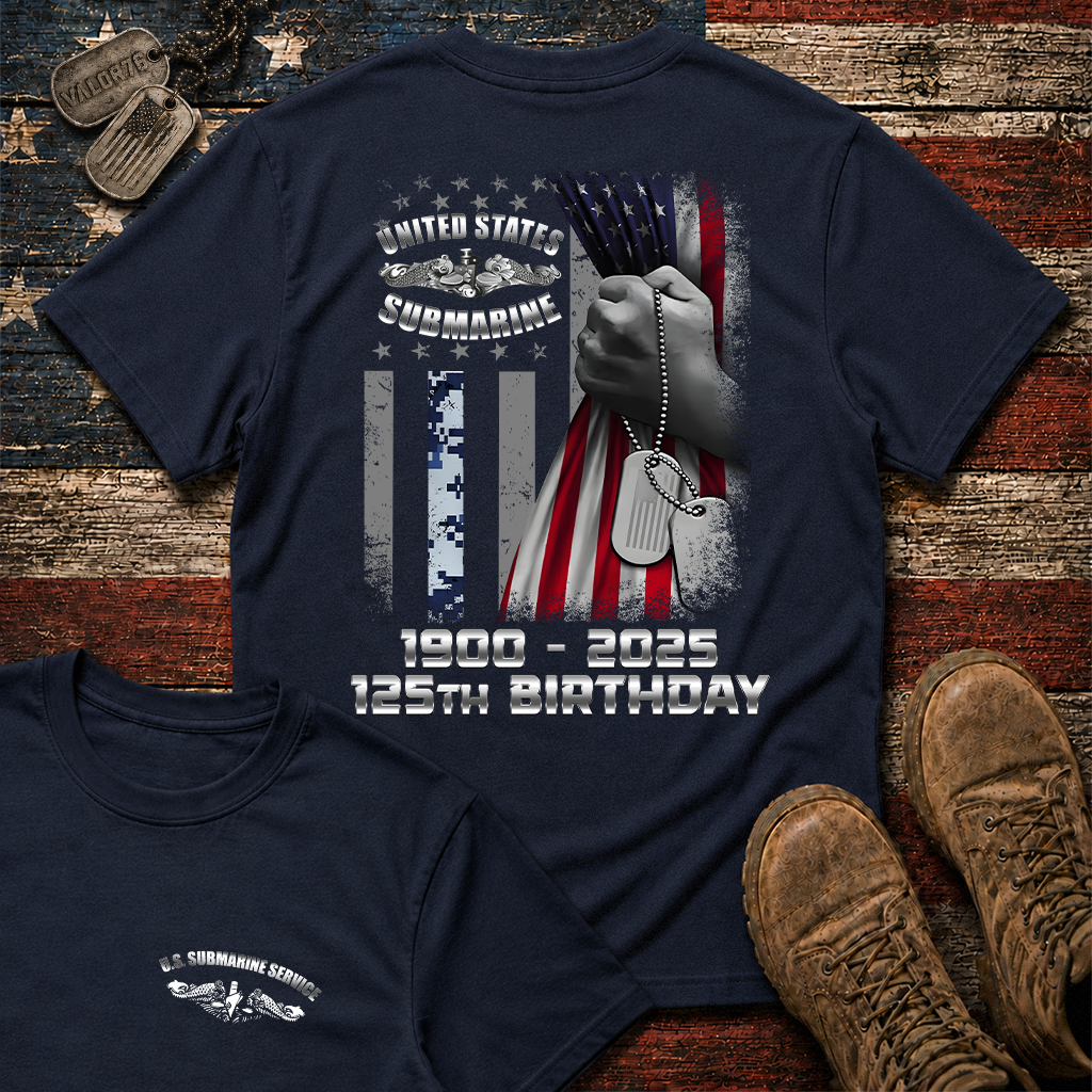 Navy Submarine 125th Birthday Classic Tee