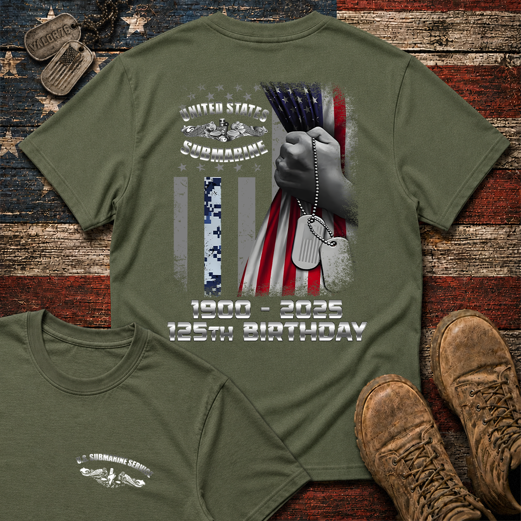 Navy Submarine 125th Birthday Classic Tee