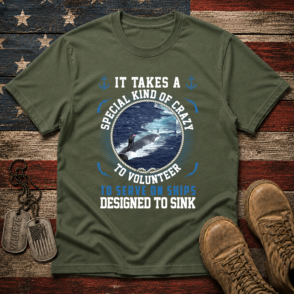 Navy Submarine Classic Tee