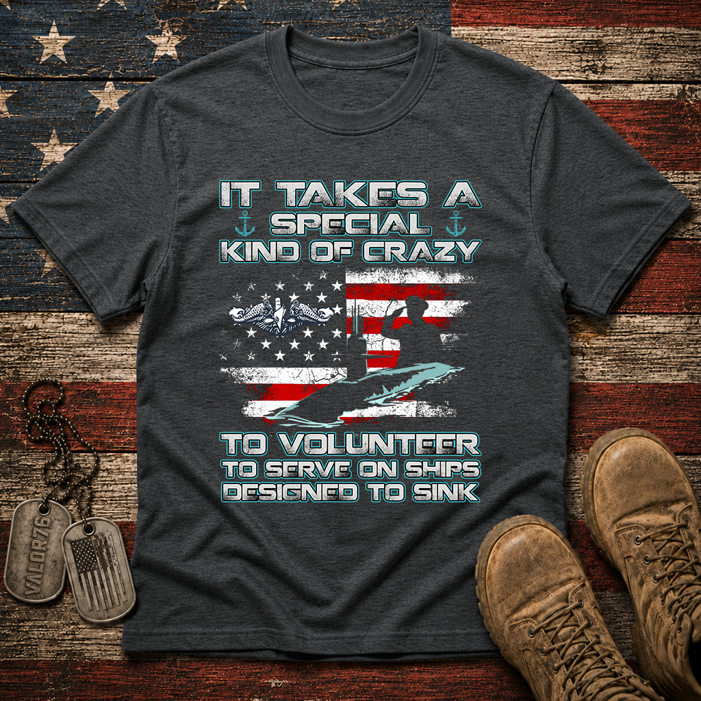 Special Kind Of Crazy Navy Submarine Classic Tee