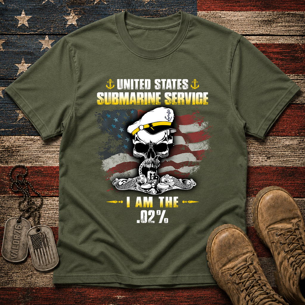 I Am The .02 Navy Submarine Classic Tee