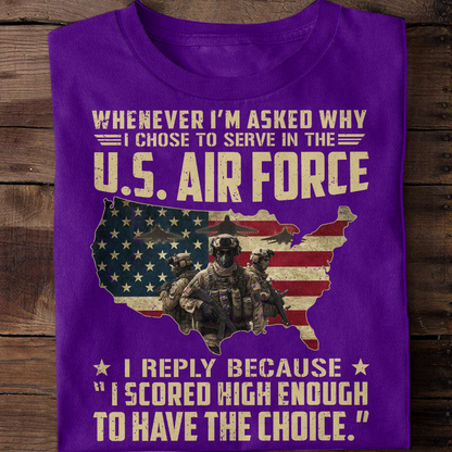 I Chose To Serve In The Air Force Classic T-Shirt