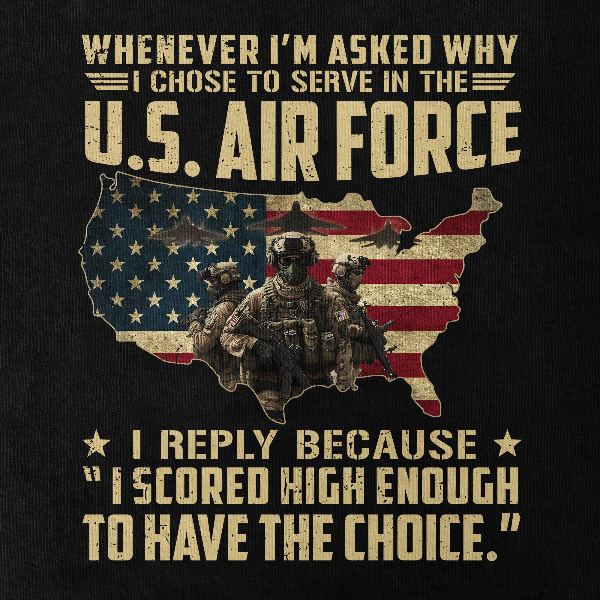 I Chose To Serve In The Air Force Classic T-Shirt