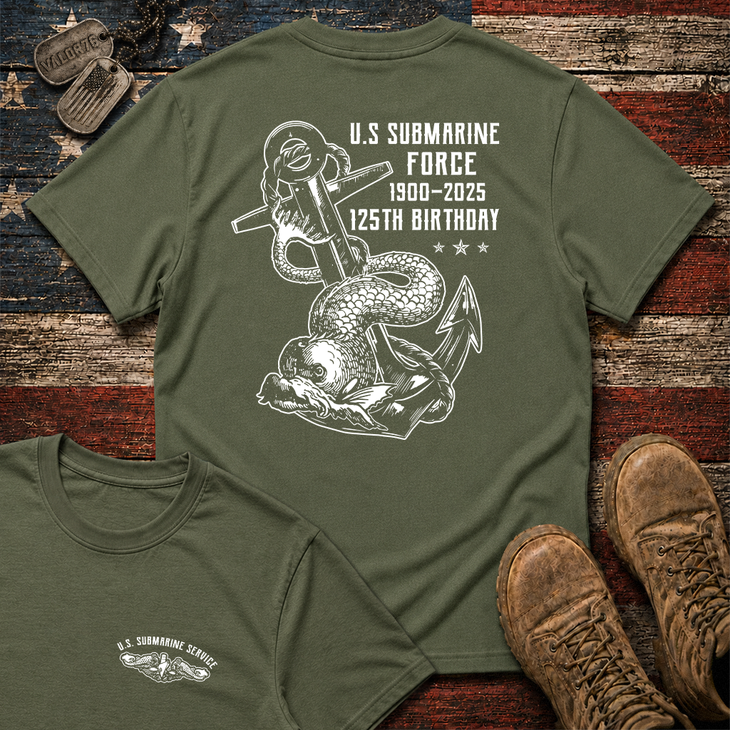 Navy Submarine 125th Birthday Classic Tee