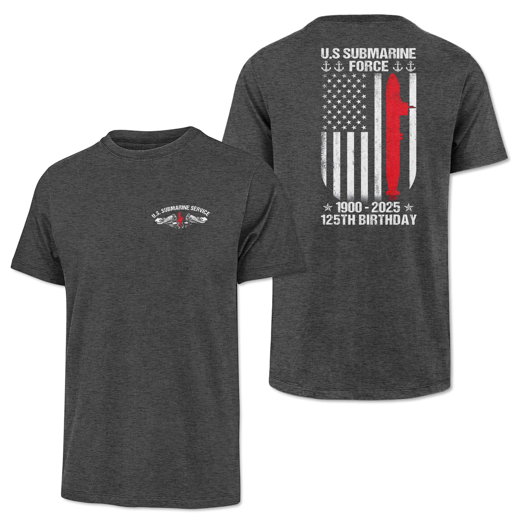 Navy Submarine 125th Birthday Classic Tee