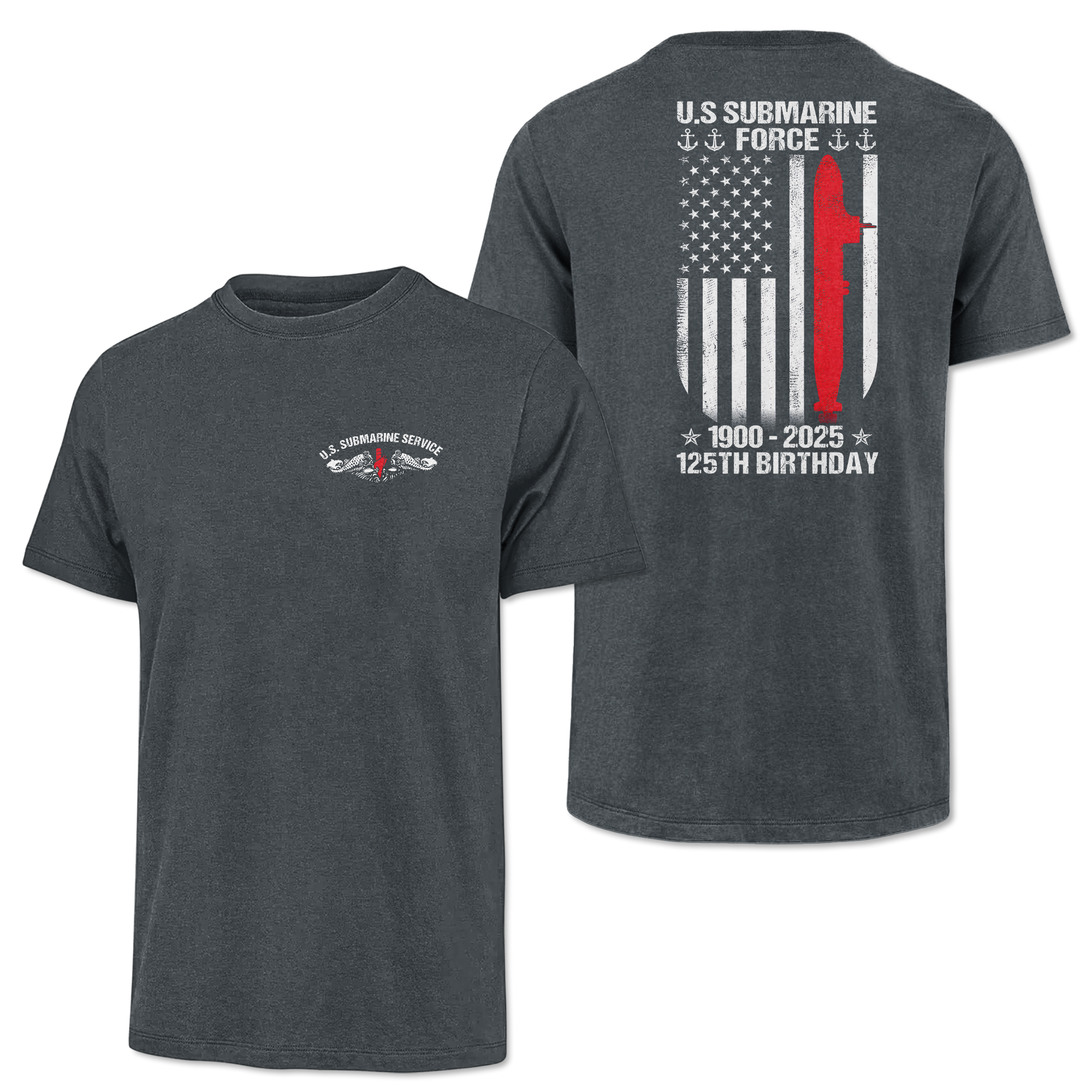 Navy Submarine 125th Birthday Classic Tee