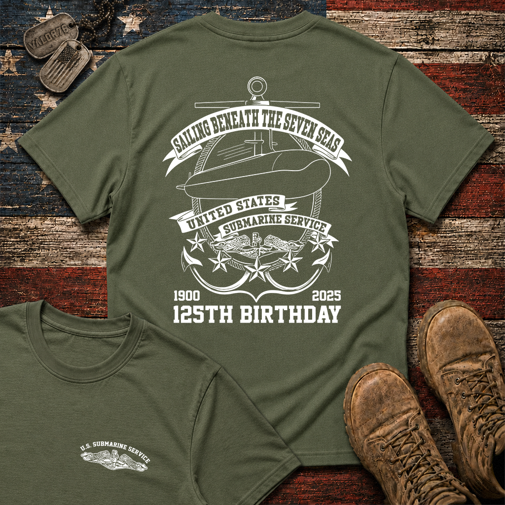 Navy Submarine 125th Birthday Classic Tee