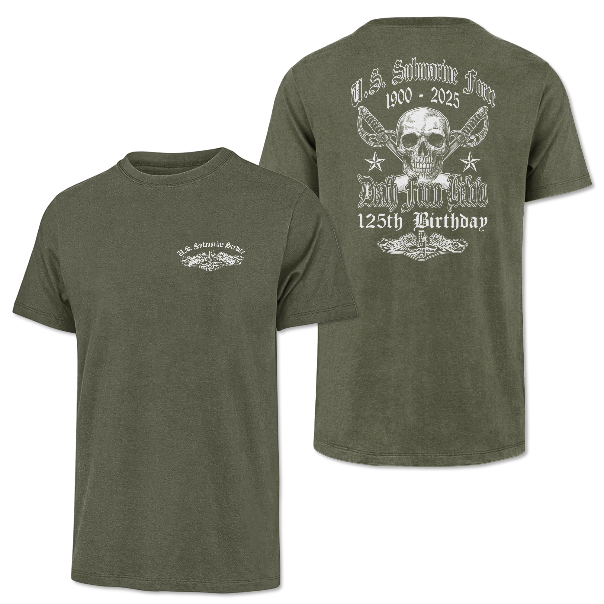 Navy Submarine 125th Birthday Classic Tee
