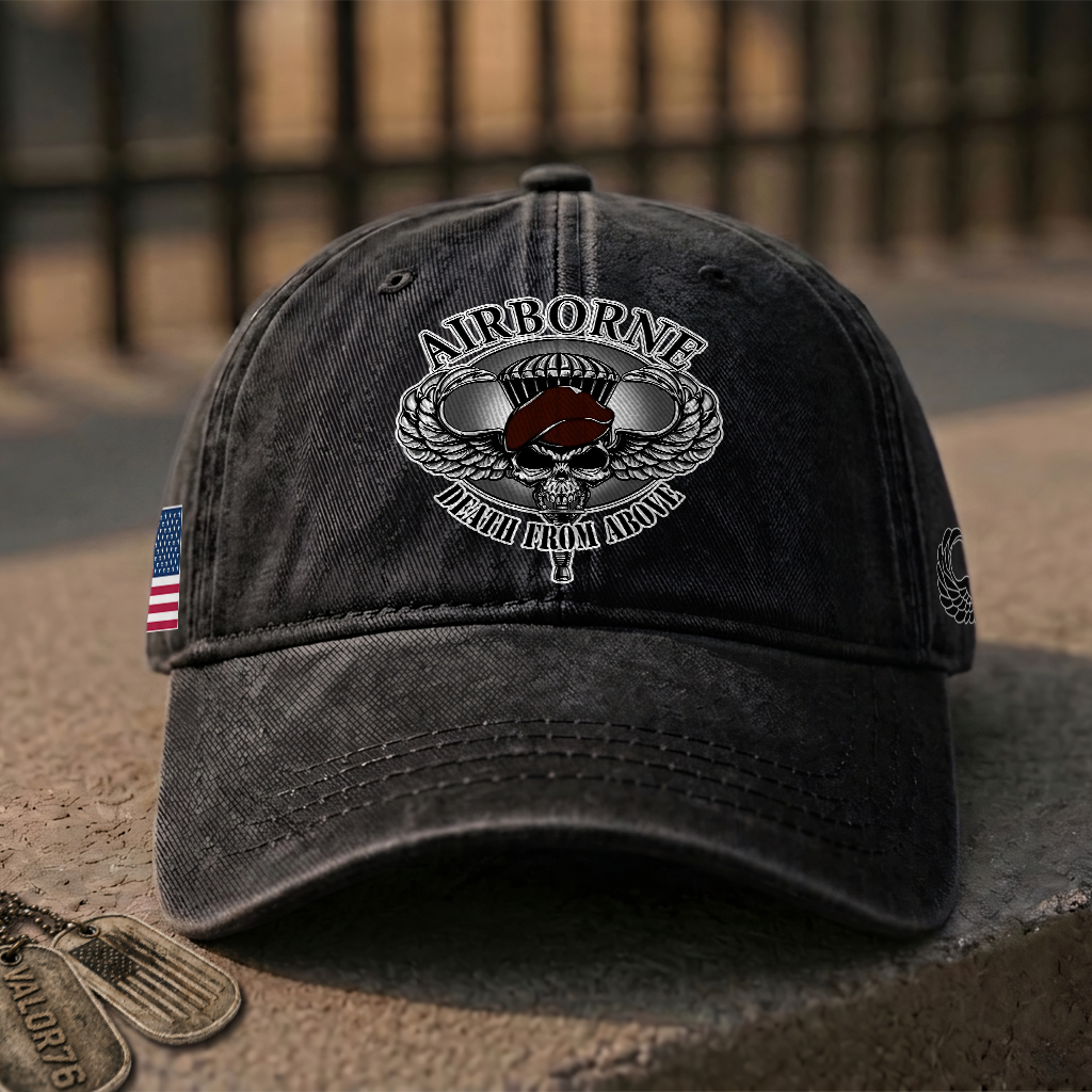 Airborne Death From Above Washed Cap