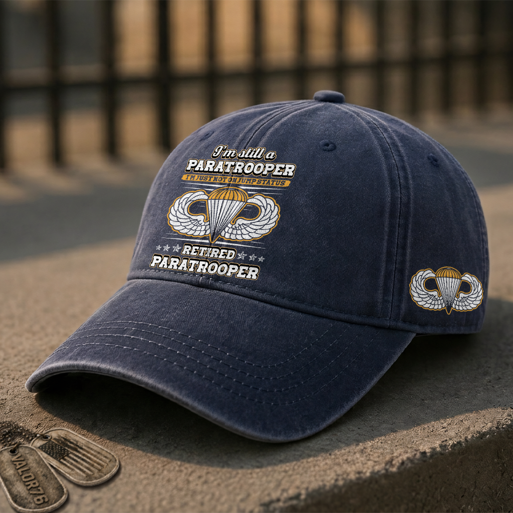 Airborne I'm Still A Paratrooper Washed Cap