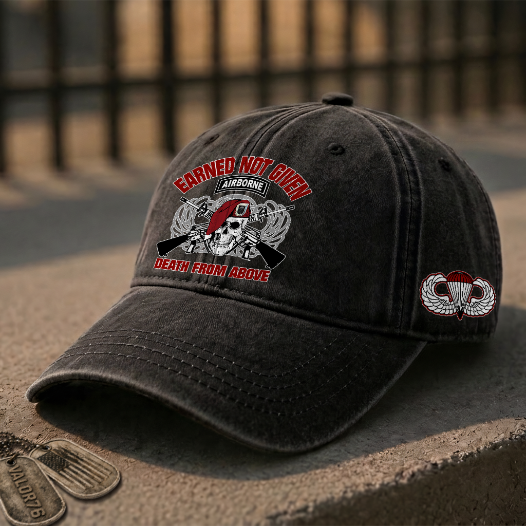 Airborne Death From Above Washed Cap