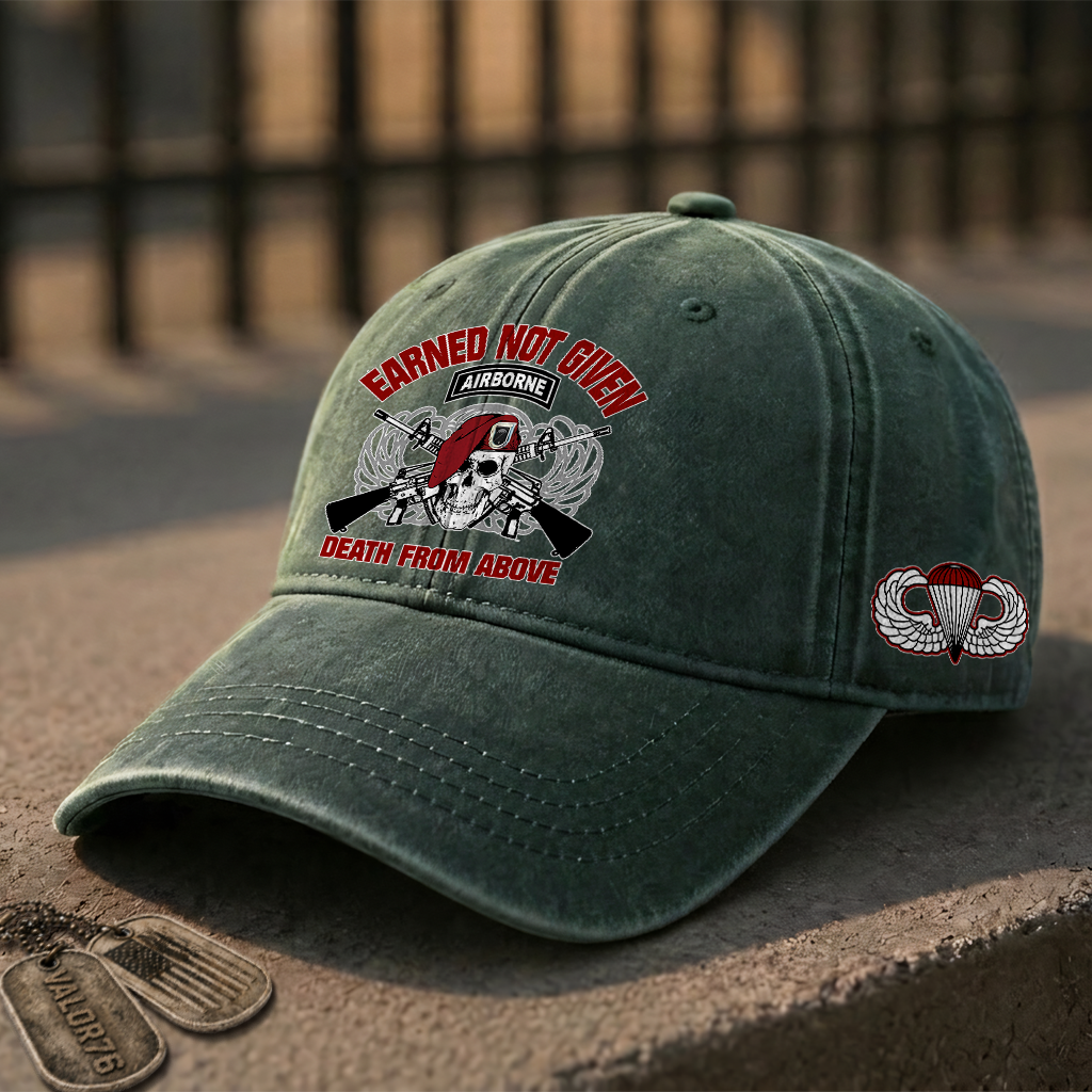 Airborne Death From Above Washed Cap