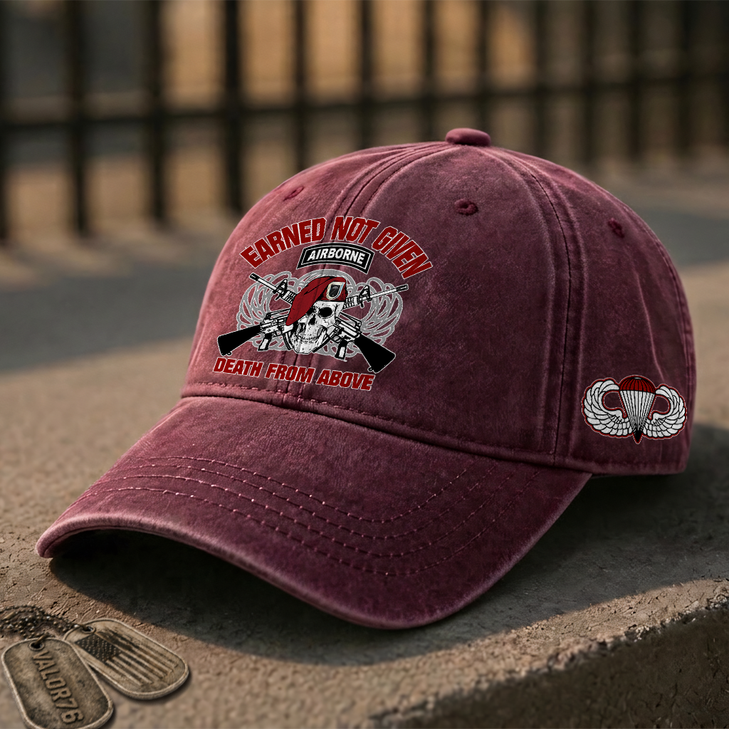 Airborne Death From Above Washed Cap