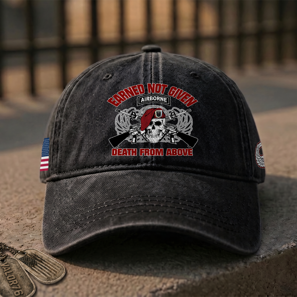 Airborne Death From Above Washed Cap
