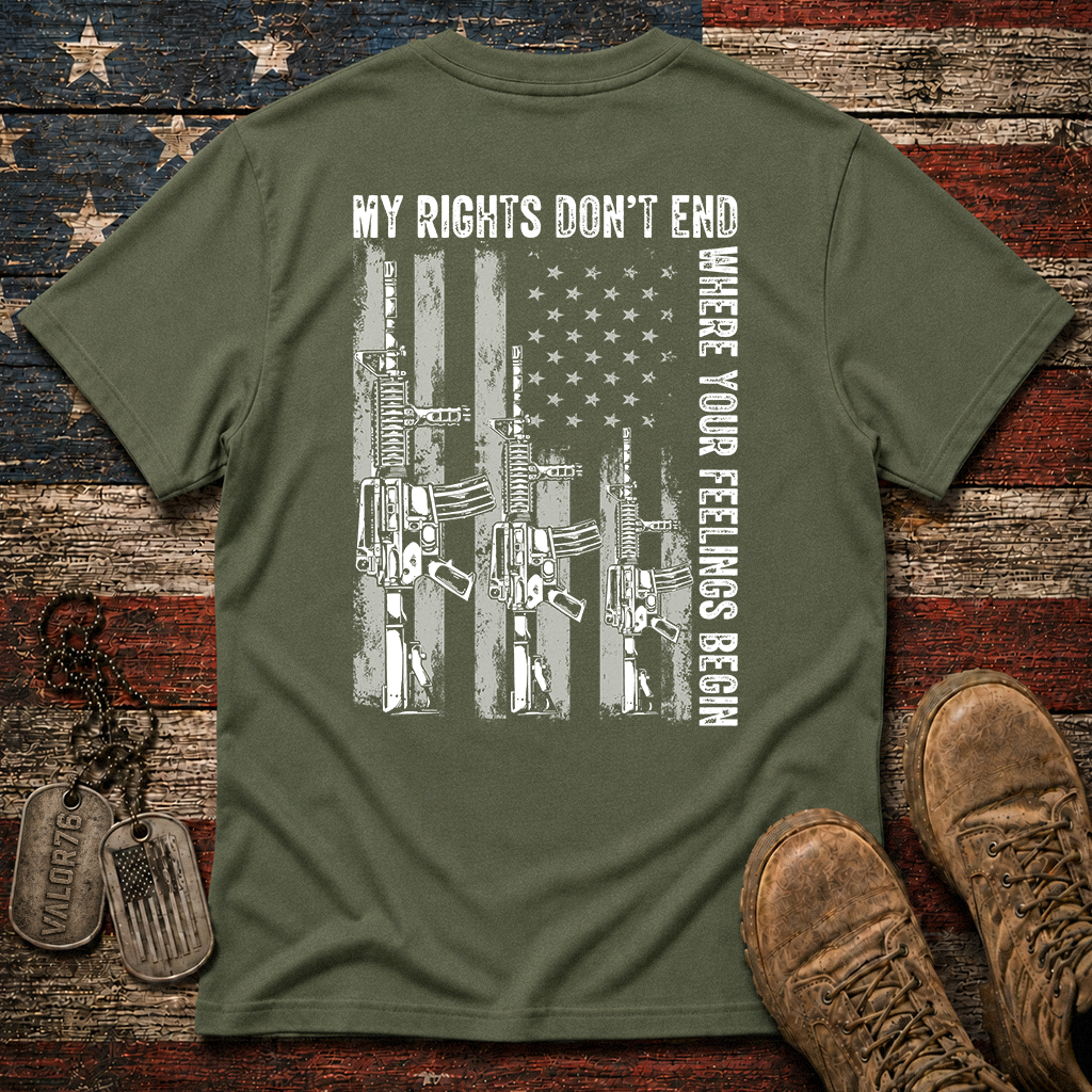 My Rights Don't End Where Your Feelings Begin Classic Tee