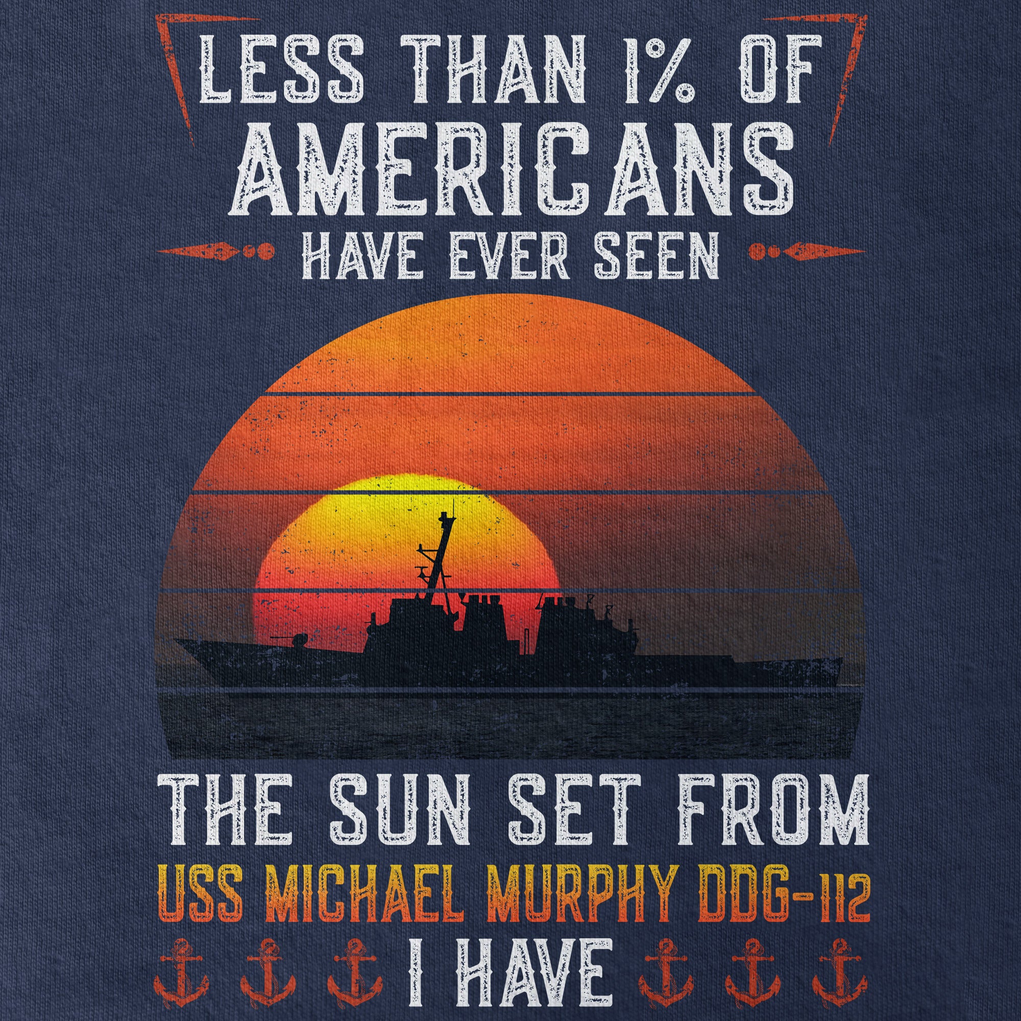 Less Than 1% USS Michael Murphy DDG-112 Classic T-Shirt