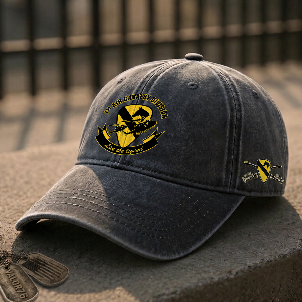 Army 1st Cavalry Division Washed Cap