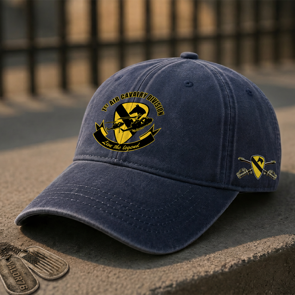 Army 1st Cavalry Division Washed Cap