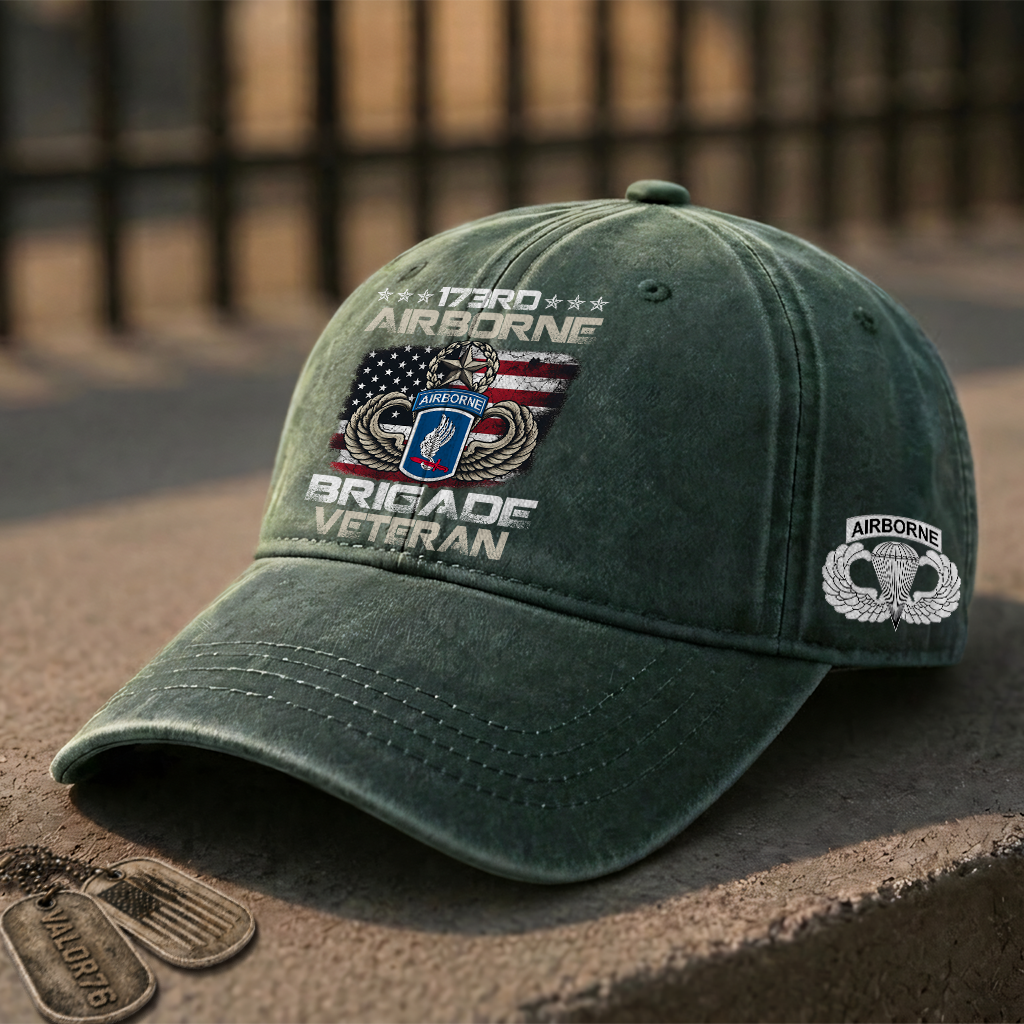 173rd Airborne Brigade Washed Cap