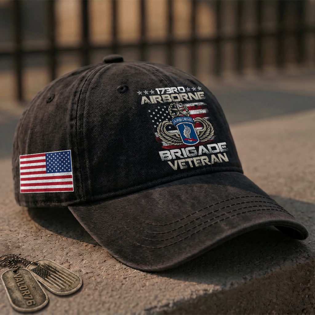 173rd Airborne Brigade Washed Cap