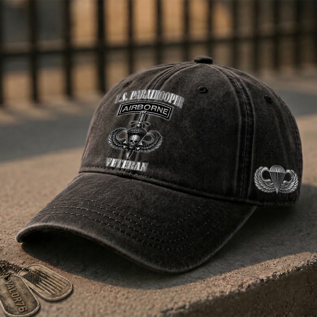 Airborne Paratrooper Washed Cap