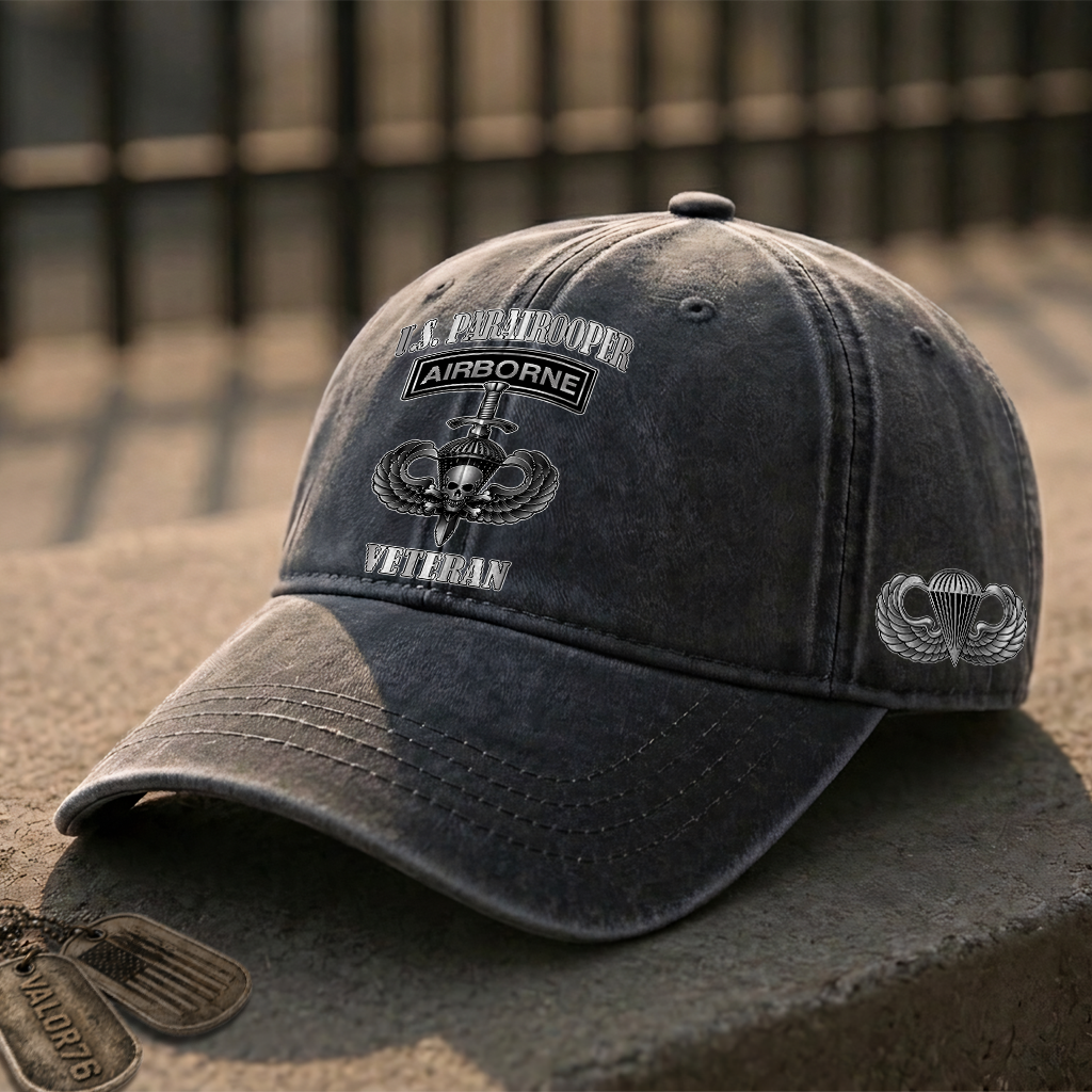 Airborne Paratrooper Washed Cap