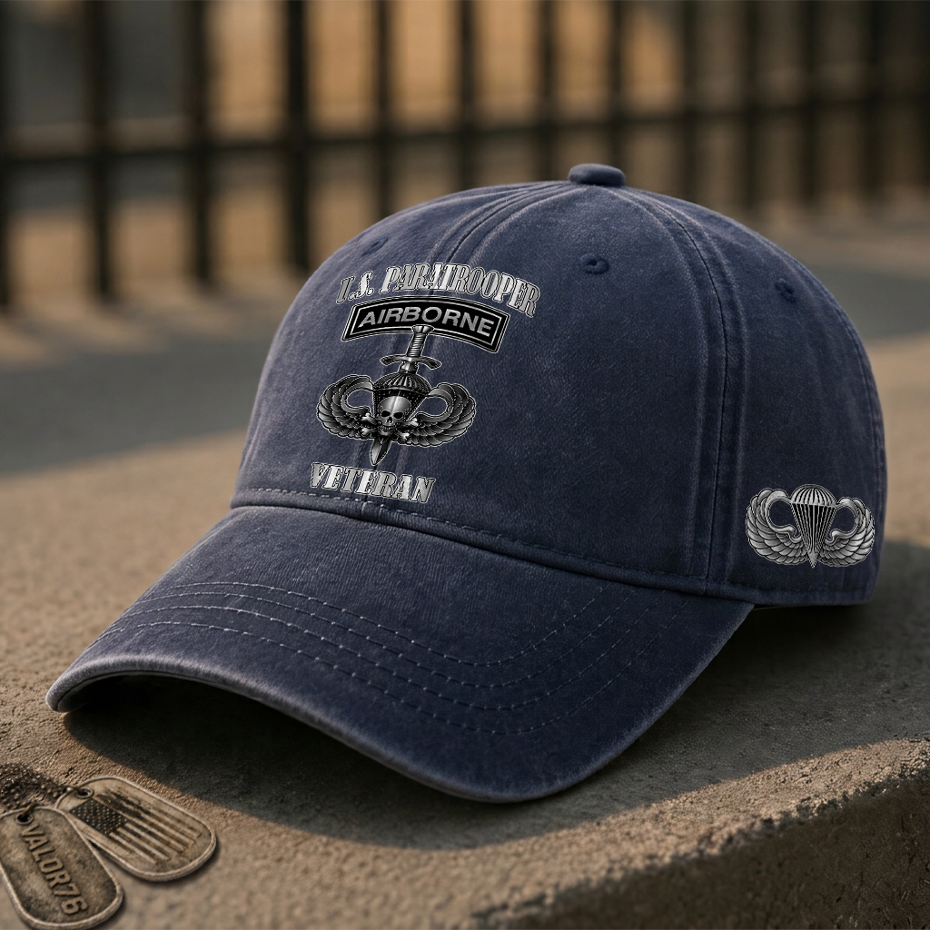 Airborne Paratrooper Washed Cap