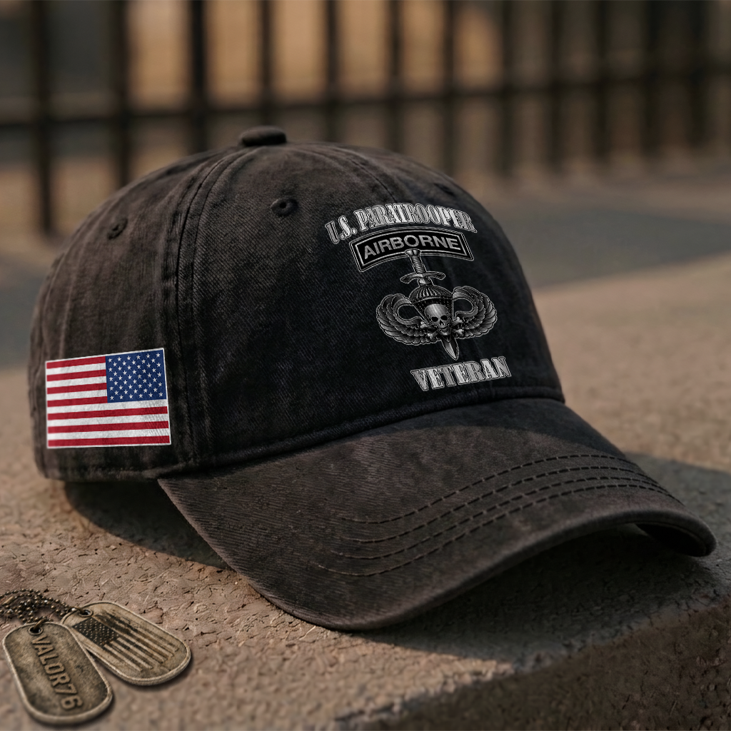 Airborne Paratrooper Washed Cap