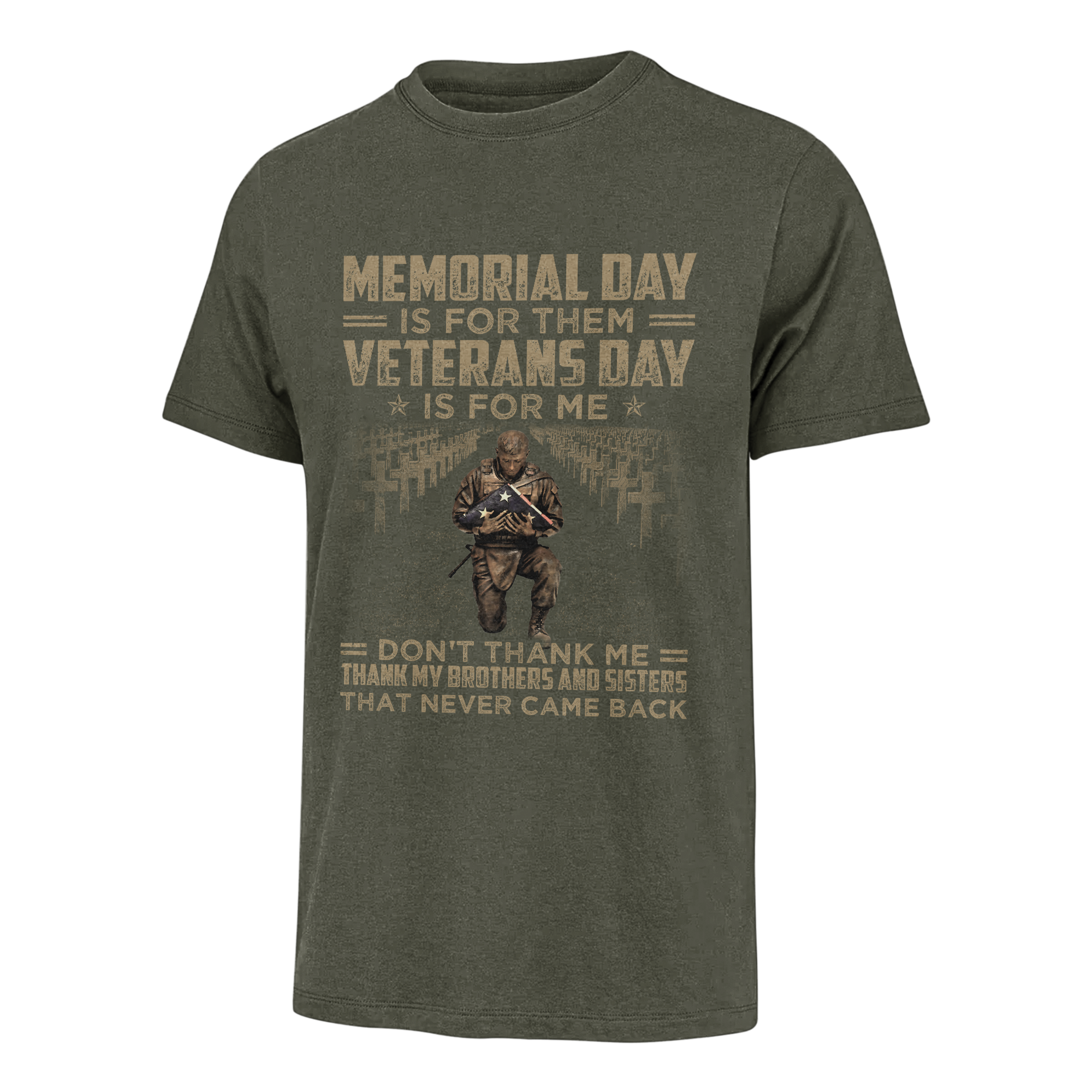 Memorial Day Is For Them Veterans Day Is For Me Classic T-Shirt