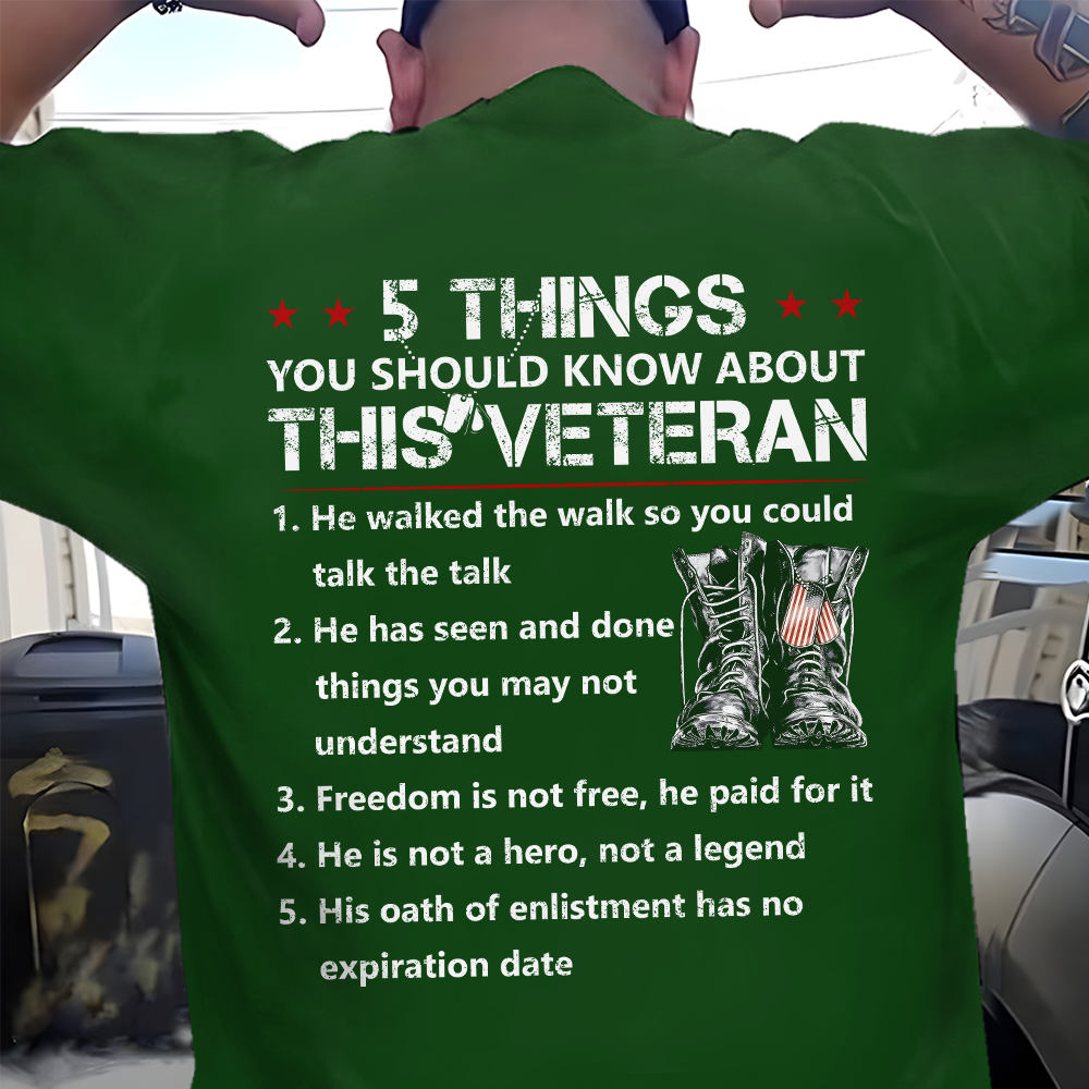 5 Things You Should Know About This Veteran Classic T-Shirt