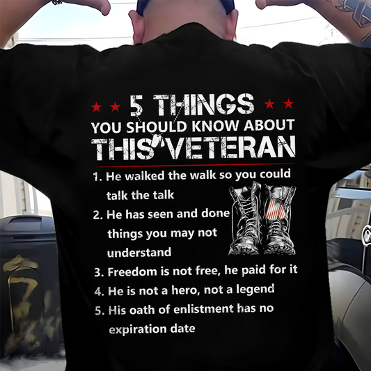 5 Things You Should Know About This Veteran Classic T-Shirt