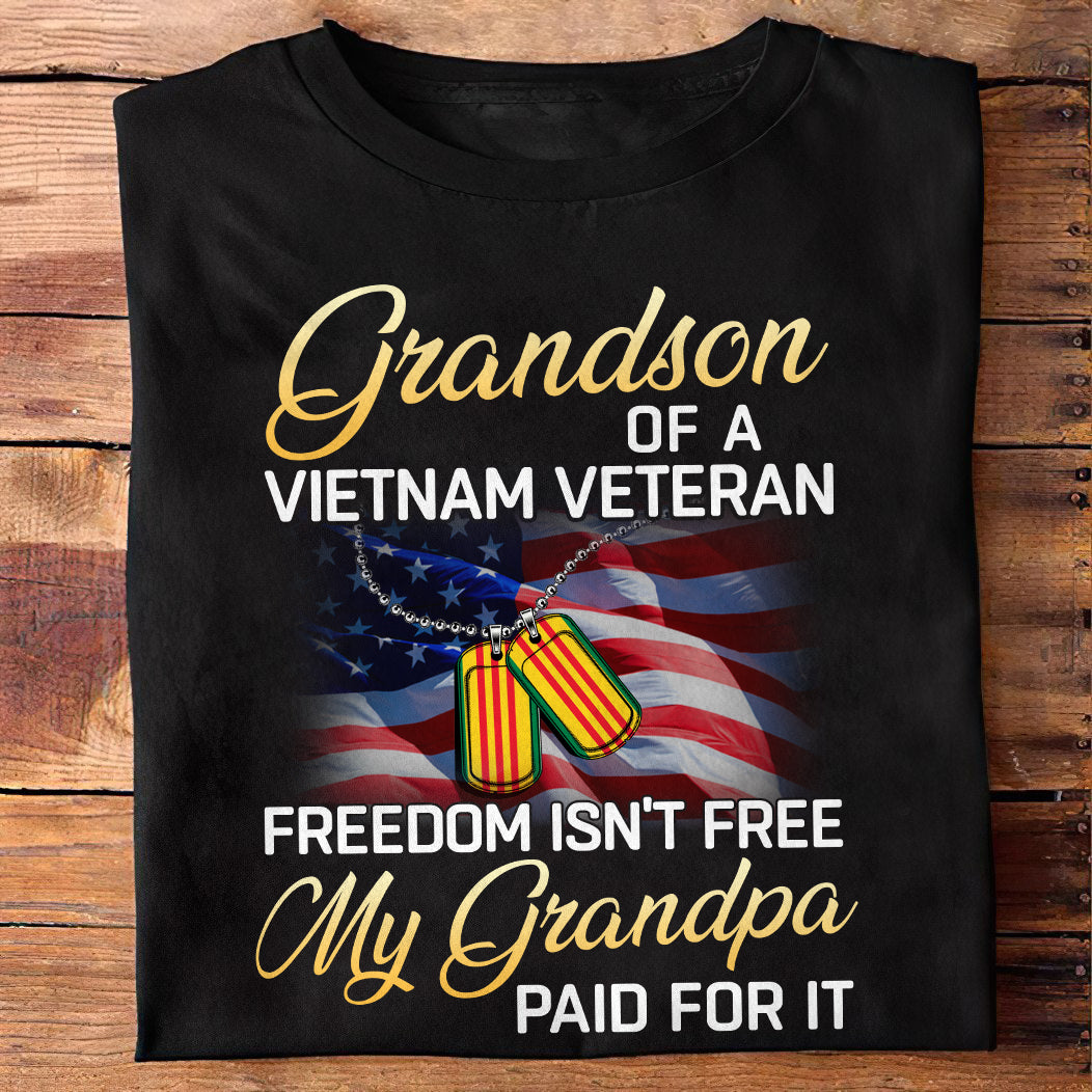 Vietnam Veteran's Grandson Classic T-Shirt