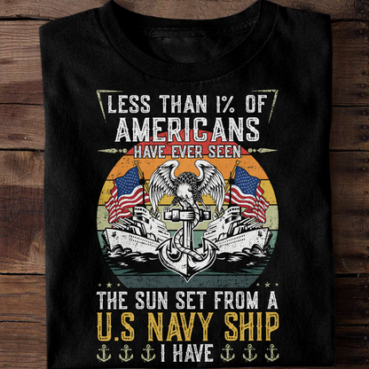 Have Ever Seen Sunset From Navy Ship Classic T-Shirt