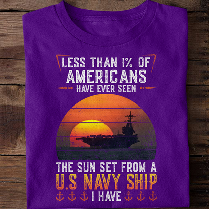 Have Ever Seen Sunset From Navy Ship Classic T-Shirt