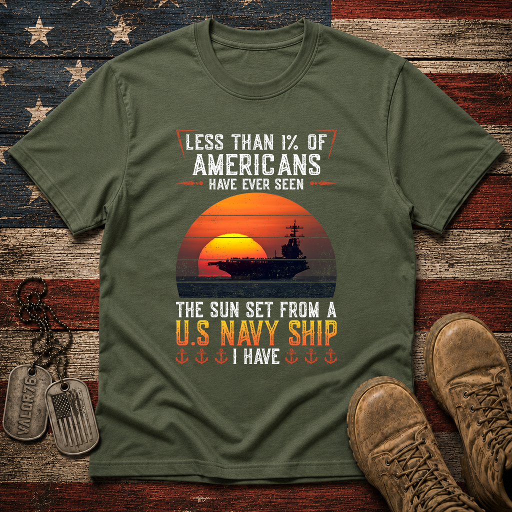Have Ever Seen Sunset From Navy Ship Classic Tee