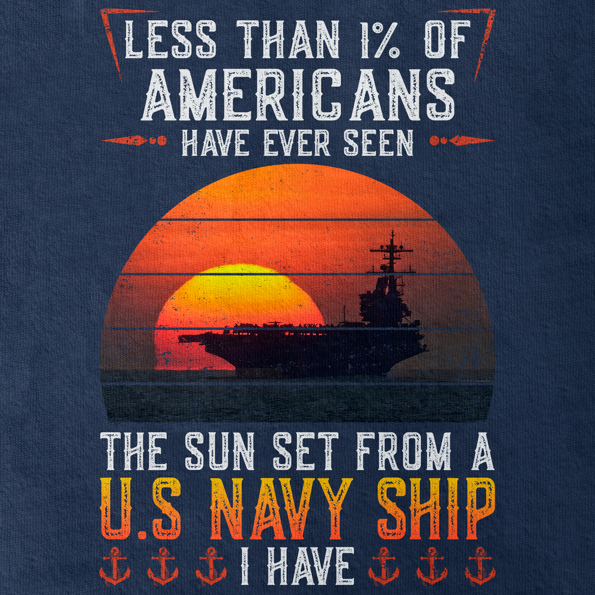 I Have Seen The Sun Set From A Us Navy Ship T-Shirt I Have Seen The Sun Set From A Us Navy Ship T-Shirt