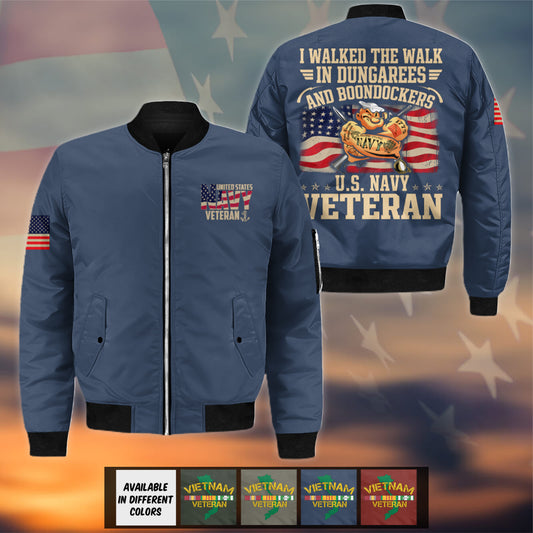 Navy Veteran Bomber Jacket