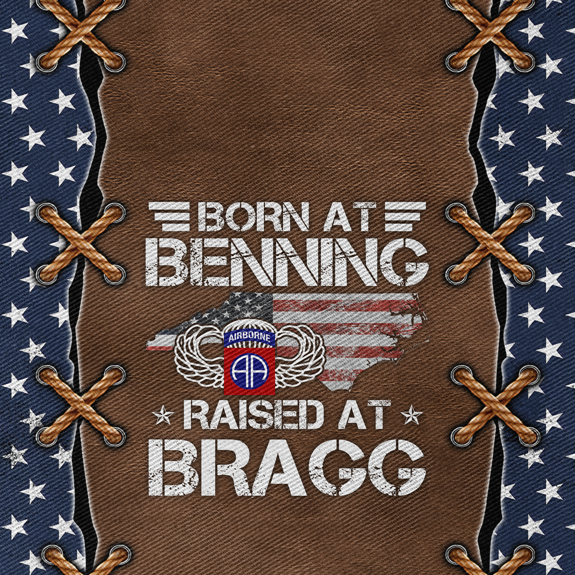 Born At Benning Raised At Bragg Jeff Cap