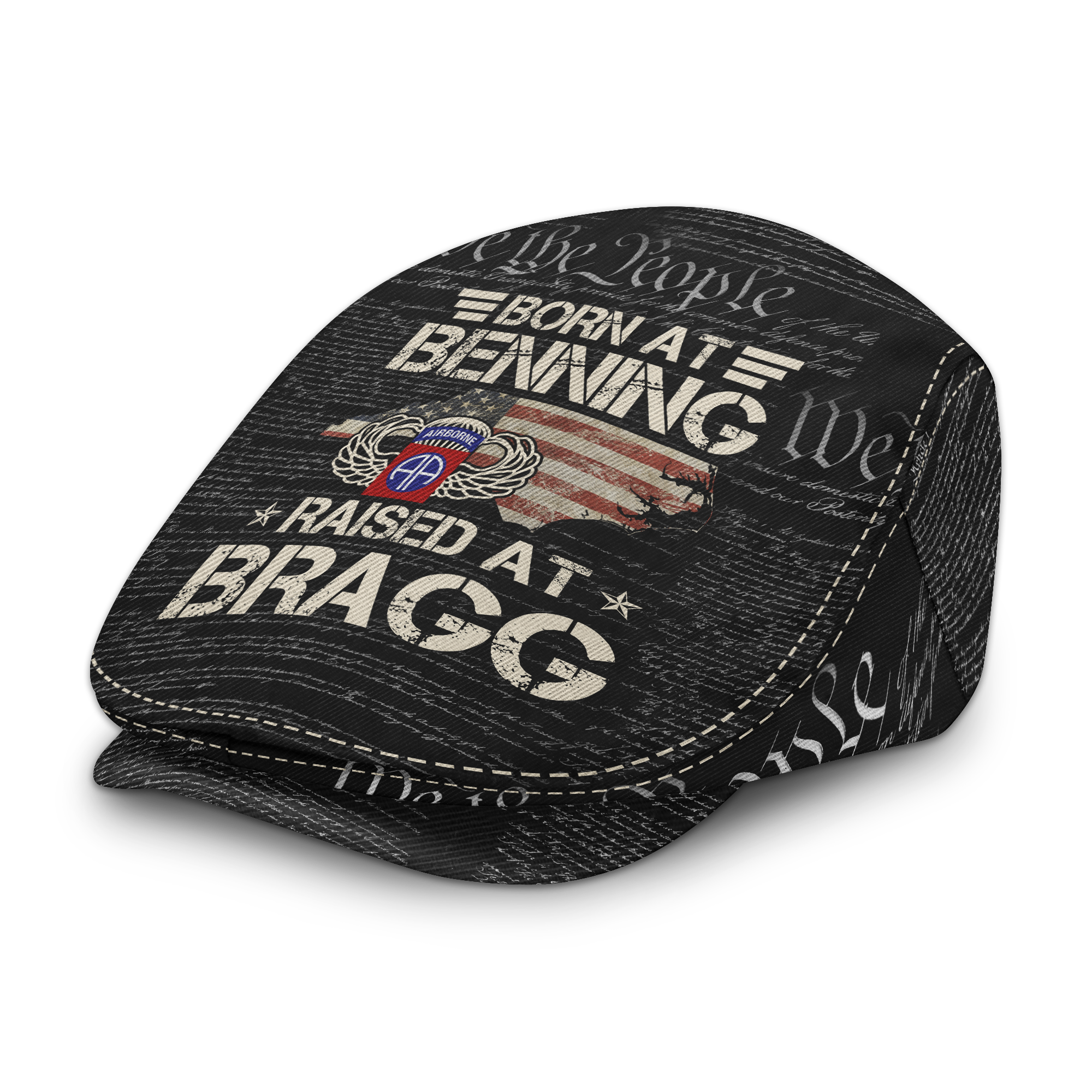 Born At Benning Raised At Bragg Jeff Cap