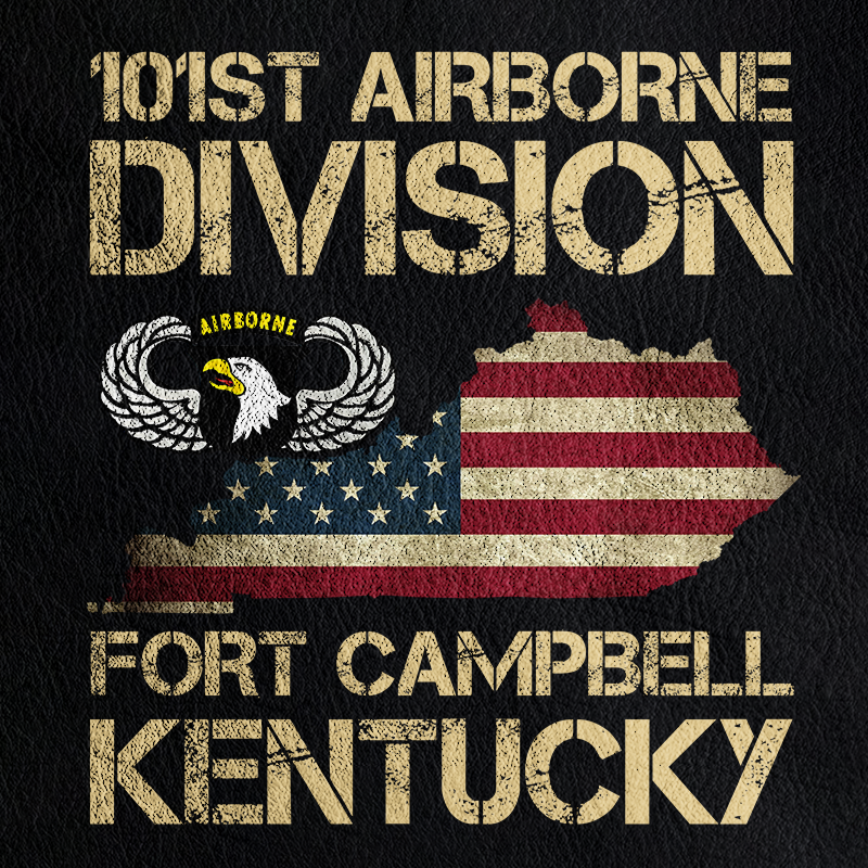 101st Airborne Fort Campbell Kentucky Leather Jacket