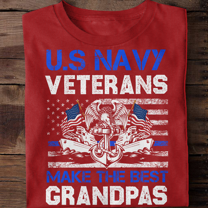 Navy Veterans Make The Best Grandpas Classic T-Shirt