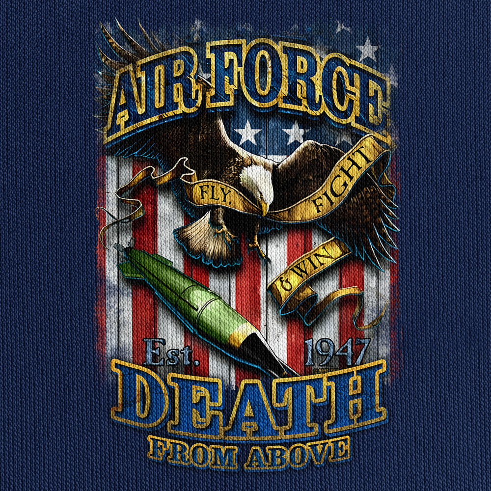 Air Force Death From Above Quarter Zip Hoodie