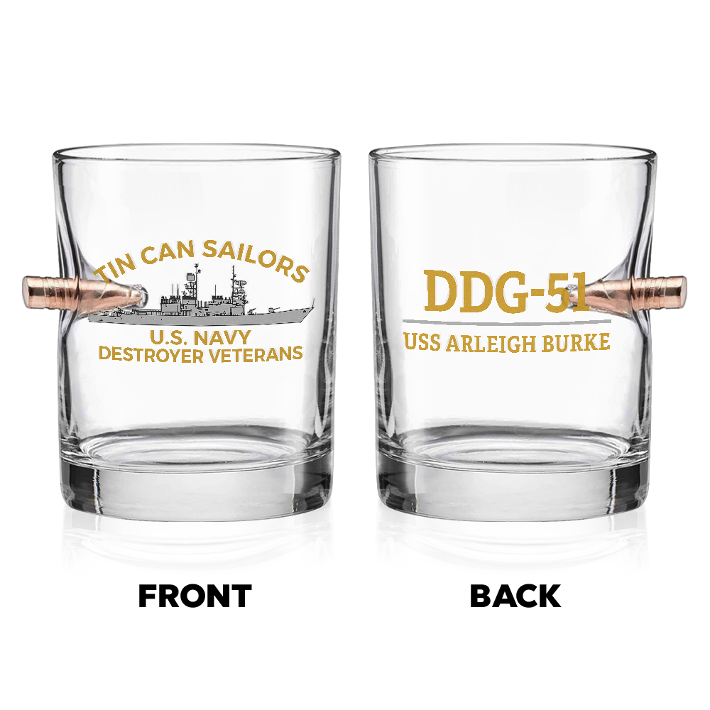 Personalizable Tin Can Sailors Bullet Whiskey Glass