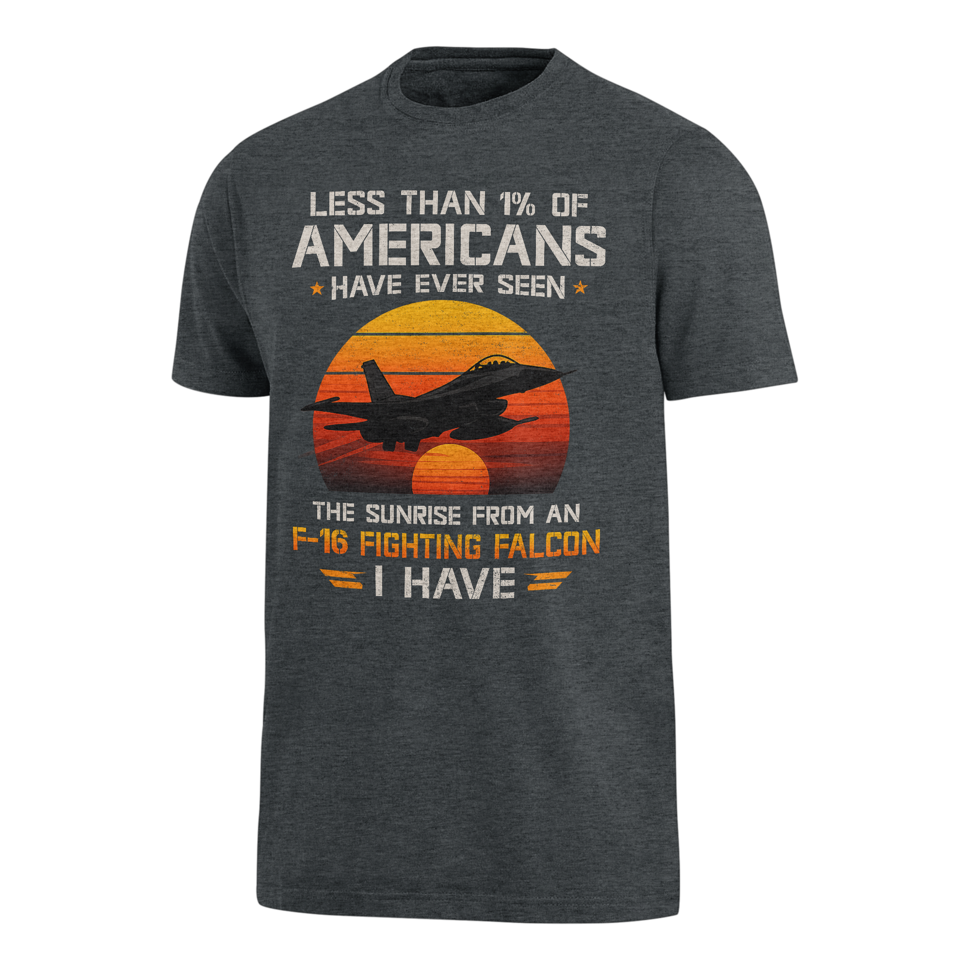 Less Than 1% Sunrise F-16 Premium T-Shirt